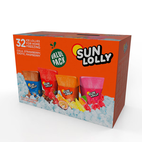 Sun lolly ice lollies - lolly, pack