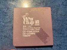 RARE VINTAGE 1997 IDT WINCHIP C6-225MHZ PENTIUM SOCKET 7 c6-PSME225GA