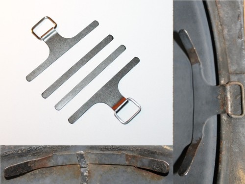 Fixed holders for liner and
