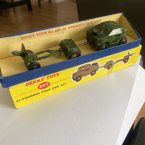 Dinky toys 697 - toys, 25-pounder