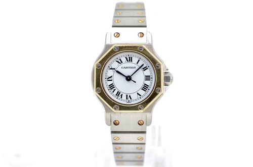 Cartier santos octagon ladies - octagon,