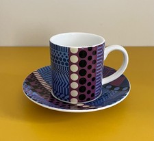 Eduardo PAOLOZZI Royal Doulton Espresso Cup & Saucer Pop / Op Art