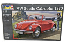 Revell Model Kit VW Beetle Convertible 1970 1/24 07078 Sealed Bags Model Boxed 