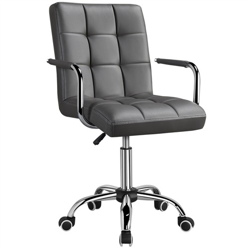 Leather office chair - office,