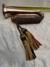 Military Bugle Brass And Copper With Tassels Mouth piece