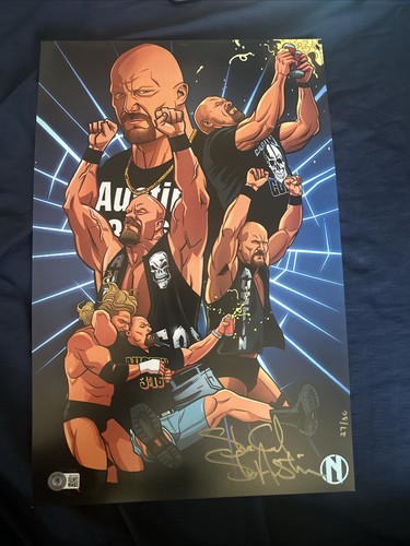 Stone cold steve austin signed - stone,