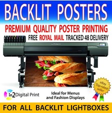 Backlit film poster - poster, printing