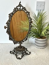 Vintage Ornate Large Dressing Table Mirror