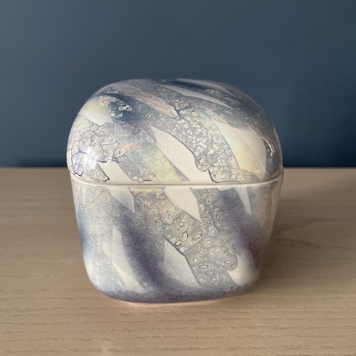 Goebel iridescent blue - iridescent, and