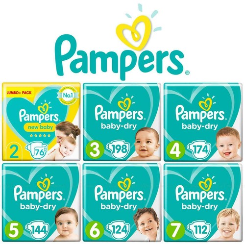 Pampers baby dry nappies - dry,