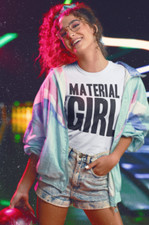 Material girl 80s shirt - girl,