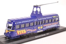  BLACKPOOL BRUSH RAILCOACH TRAM "VIVA" NIGHTCLUB LIVERY 1937 1/76 DIECAST 