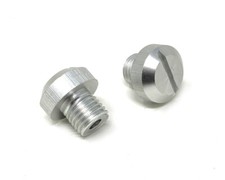 Mirror blanking plugs - blanking, silver
