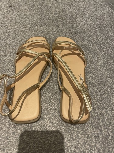 Gold sandals s - sandals, m&s