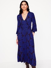 Boden Daphne Purple Navy Blue