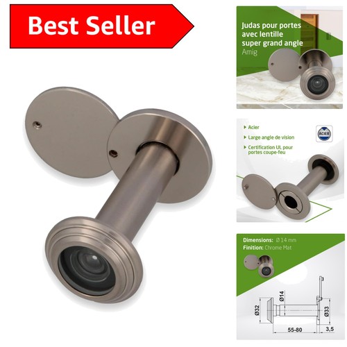 Elegant matte chrome door - chrome,