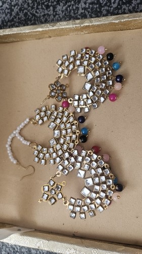Indian earrings tikka - indian,