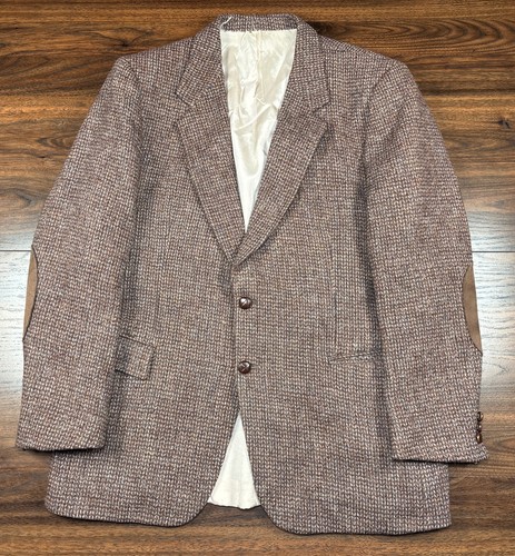 Vtg harris tweed blazer mens - harris,