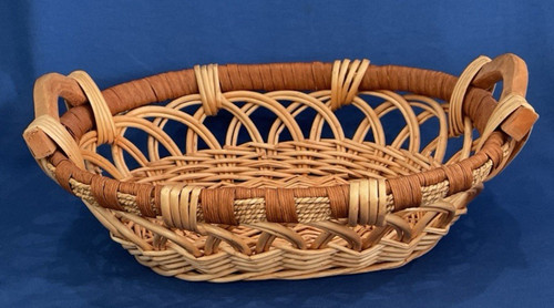 Oval wicker basket - oval,