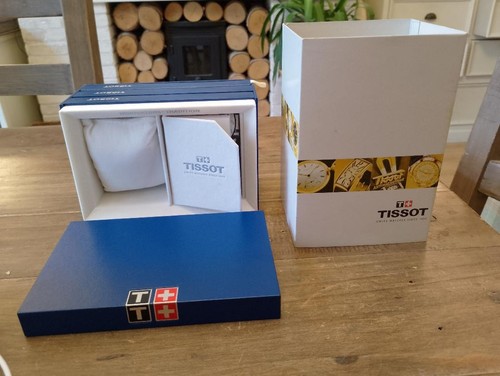 Tissot vintage blue watch box - tissot,