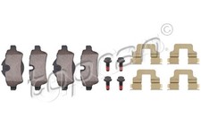 Rear Axle Brake Pad Set 17 mm