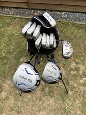 FULL RIGHT HANDED MACGREGOR / BEN SAYERS  GOLF SET WITH BEN SAYERS BAG & PUTTER