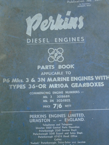 Perkins parts list - parts,