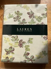New Lauren Ralph Lauren Table Cloth 60 X 84 Oblong 100% Cotton 6-8 Seats