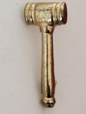 Small Metal Gavel Clutch Back