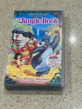 Walt Disney The Jungle Book VHS with sticker