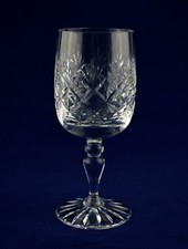 Thomas Webb Crystal Wine Glass