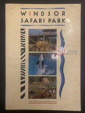 Windsor Safari Park 1990 Guide & Map – Rare (pre Legoland Windsor)