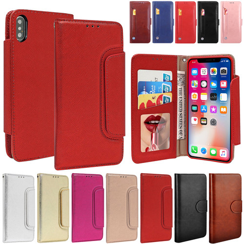 Leather flip case for - leather, iphone