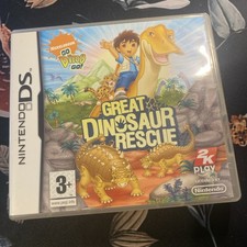 go diego go great dinosaur rescue ds game  With Manual