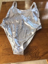 NEW Silver low back high leg