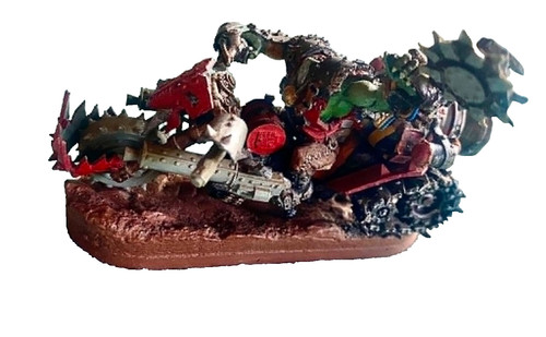 Ork warboss warbike - warboss,
