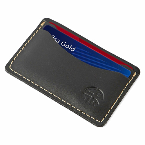 Handmade cow leather card - cow,