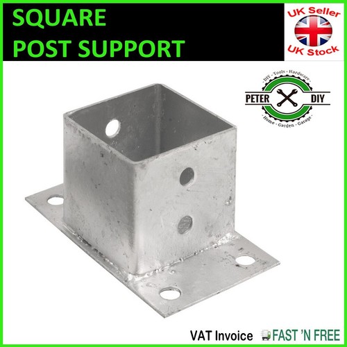 Post support holder galvanised - post,