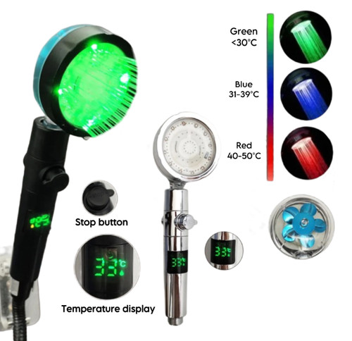High pressure led shower head - pressure,