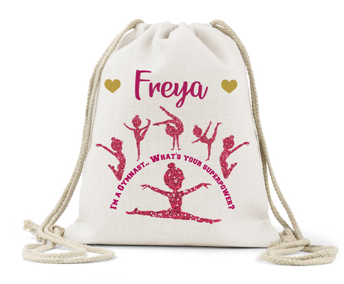Personalised drawstring bag - personalised,