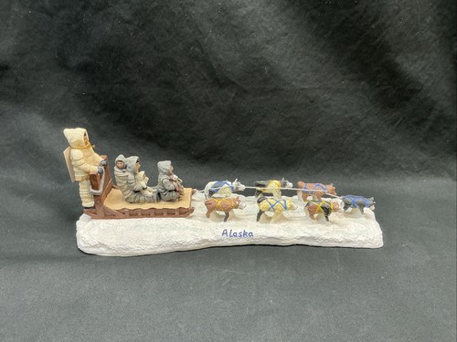 Vintage dog sled - dog, alaska