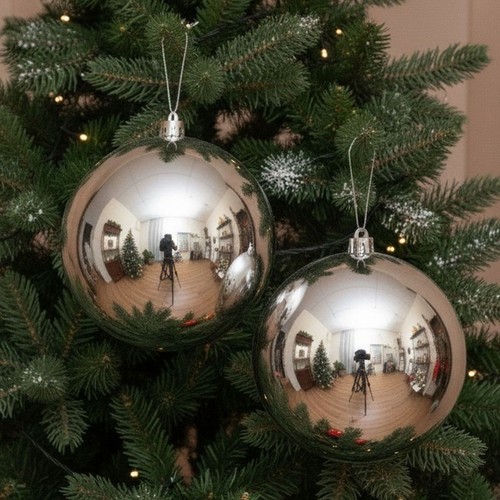 Giant silver christmas - silver,