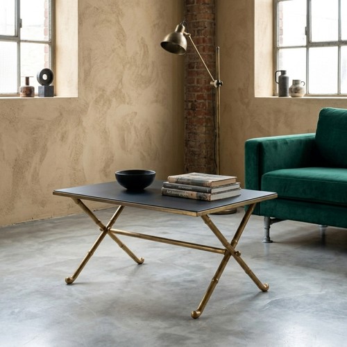 Vintage coffee table - table, brass