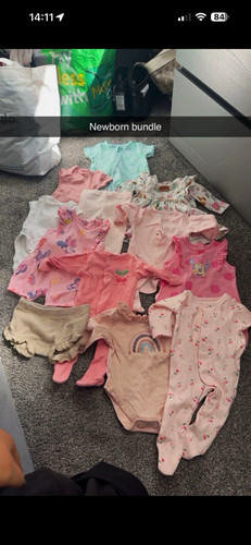 Girls newborn 10pc outfit set - 10pc,
