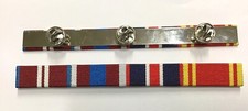 Kings Coronation + Fire Service LSGC + Queens Diamond Platinum Medal Ribbon Bar