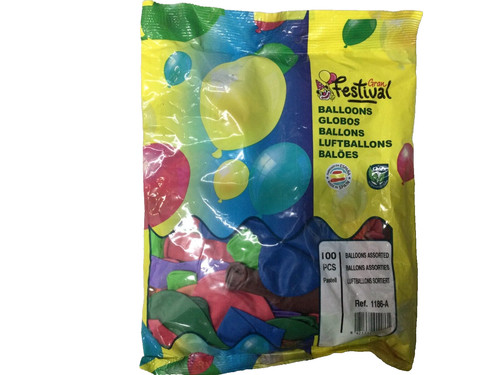 100 inflatable balloons 24cm - inflatable,