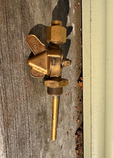 Enots brass fuel tap - ., vintage
