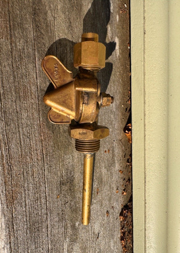 Enots brass fuel tap - ., vintage