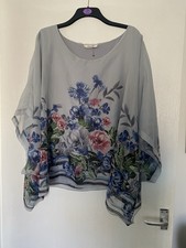 Pale Grey Kaftan Top Linea