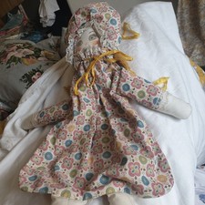 Vtg 70s Nightdress Case Doll